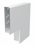 Угол плоский с крышкой кабельного канала LKM 60x200 мм, сталь белый