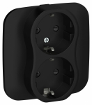 FLITE Роз. 2-я с з/к/ш 16А РСш12-0-А-ФлЧ чер. IEK