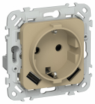 FLITE Роз.с з/к/ш 16А USB AA 3,1А РСЮша11-0-ФлХ хак. IEK