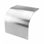 Крышка на угол вертикальный внешний 90 градусов 80х150, 0,8 мм, AISI 304