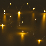 Светодиодная гирлянда ARD-DEW-HOME-2000-CLEAR-20LED-STD Yellow (1.5V, Battery Pack, Cork) (Ardecoled, IP20)