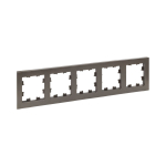 5 - местная рамка, мокко, пластик Эпика EKF