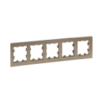 5 - местная рамка, шампань, пластик Эпика EKF