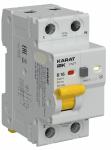 KARAT УЗДП с АВДТ 2Р (1Р+N) B 16А 30мА тип AC IEK