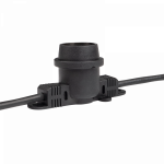 PBL-S40/ L12+1.5 Black E27 (универс.крепл) IP65 Jazzway