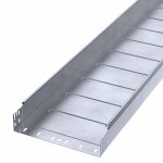 Лоток неперфорированный Профи INOX (AISI 316) 300х80х6000 (1,0 мм) (12 м/уп) Промрукав