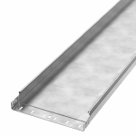 Лоток неперфорированный Профи INOX (AISI 304) 300х50х6000 (1,5 мм) (12 м/уп) Промрукав