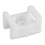 Площадка под стяжку для прямого монтажа 22x16мм, белая (100 шт/уп) REXANT