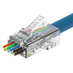 Коннектор RJ45 CAT6 (8P8C) неэкранированный под диаметр проводника в изоляции  1,1 мм