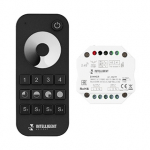 INTELLIGENT ARLIGHT Диммер SMART-SET-TRIAC-601-72-DIM-PD-IN Black (230V, 1x1.5A, x4, ПДУ 10кн, 2.4G) (IARL, IP20 Пластик, 5 лет)