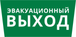 Пиктограмма ДСО-101-IP65 "Эвакуационный Выход"