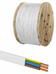 Провод ПГВВП 3х1,5 ГОСТ, белый TDM