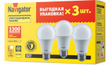 Лампа Navigator 95 318 NLL-A60-13-230-2.7K-E27-PACK3