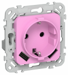 FLITE Роз.с з/к/ш 16А USB AA 3,1А б/к РСЮша11-1-ФлПр пур IEK