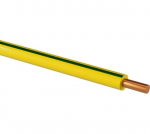 Провод ПуВнг(А)-LS 1х0,5 ГОСТ (разномер), желто-зеленый TDM