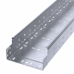 Лоток перфорированный Профи INOX (AISI 316) 200х100х6000 (1,0 мм) (12 м/уп) Промрукав