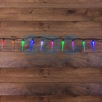 Гирлянда светодиодная "Палочки с пузырьками" 20 палочек, цвет: мультиколор, 2 метра