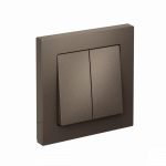 Выключатель 2кл с/у мокко в сборе AtlasDesign Systeme Electric (1/15)