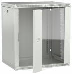 ITK LINEA W Шкаф 12U 600х450мм дверь стекло серый 2.0