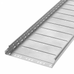 Лоток перфорированный Профи INOX (AISI 304) 400х50х3000 (1,2 мм) (6 м/уп) Промрукав