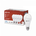 Лампа светодиодная LED-A65-VC 25Вт 230В Е27 6500К 2380Лм (4шт./упак) IN HOME