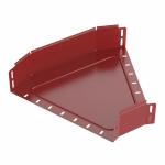 Угол горизонтальный 45 градусов Стандарт 400х100 RAL 3000 (0,8 мм) Промрукав