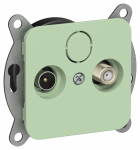 FLITE Роз. 2-я TV+SAT экр. оконечная РТВс-2-1-1-ФлФ фис. IEK