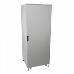 Шкаф напольный разобранный 19   IT-CQE-N 32U 600x1000мм, крыша с вырубкой, сплошная металл и сплошная металл, одинарные боковые панели, серый RAL7035