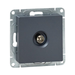 Механизм розетки TV, одиночная, графит Эпика EKF