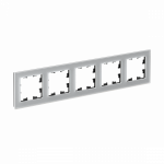 Рамка 5гн стекло алюминий AtlasDesign Nature Systeme Electric (1/1)