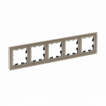 Рамка 5гн стекло шампань AtlasDesign Nature Systeme Electric (1/1)