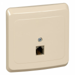 Розетка 1гн ТФ RJ11 с/у крем Этюд Schneider Electric