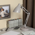 Светильник настольный на основании под лампу 40Вт Е27 серый N-123-Е27-40W-GY ЭРА (1/12) Светильник настольный на основании под лампу 40Вт Е27 серый N-123-Е27-40W-GY ЭРА (1/12)