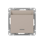 Механизм выключателя, карточный, с подсветкой, кремовый Эпика EKF
