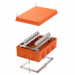 Коробка огнестойкая для о/п 40-0330-FR6.0-28 Е15-Е120 RAL2004 260х175х90 (7 шт/кор) Промрукав