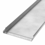 Лоток неперфорированный Профи INOX (AISI 304) 400х50х3000 (1,5 мм) (6 м/уп) Промрукав