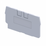 Крышка концевая для клеммы проходной OptiClip EPCX2.5-серый