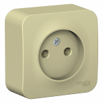 Розетка 1гн без З/К о/у крем изол.пласт. 16А IP20 Blanca Systeme Electric (1/18)