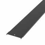 Крышка лотка 100х3000 (0,7 мм) RAL 9005 (24 м/уп) Промрукав