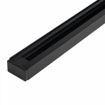 Шинопровод однофазный 2м черный накладной/подвесной для трекового освещения PTR 2M-BL (комплект) JazzWay (1/20)