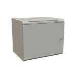 WRline Шкаф настенный 19-дюймовый (19"), 15U, 775x600х450мм, цельнометаллическая дверь с замком, цвет серый (RAL 7035) (разобранный)