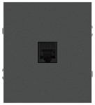 Розетка ЭРА Arktik 16-3107-06 информационная RJ45 графит