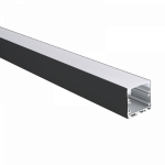 Аксессуар Профиль PAL 3535-BLACK (комплект) накладной 2м анод.Jazzway