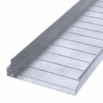 Лоток неперфорированный Профи INOX (AISI 316) 500х100х6000 (1,2 мм) (12 м/уп) Промрукав