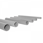 Труба гладкая жесткая d16 ПВХ серая EKF (3/156)