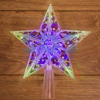 Фигура светодиодная "Звезда" на елку цвет: RGB, 10 LED, 17 см