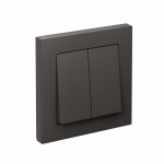Выключатель 2кл с/у базальт в сборе AtlasDesign Systeme Electric (1/15)
