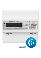 Счетчик 3ф 5-100A Din 1Т 306 1S0-100 ЖКИ кл.т. 1,0 Нева