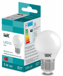 LED Globe G45 400lm 4000K E27 IEK СНЯТО