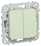 FLITE Выключ. 2-кл. 10А ВС12-1-0-ФлП пан. IEK